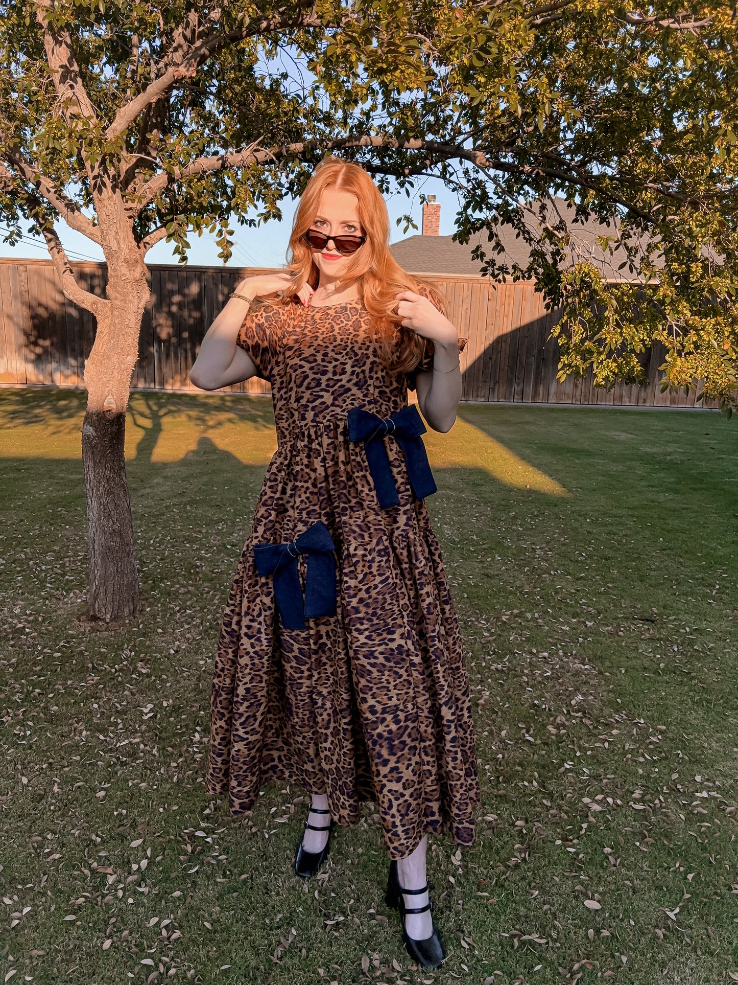 Maxi Leopard Dress
