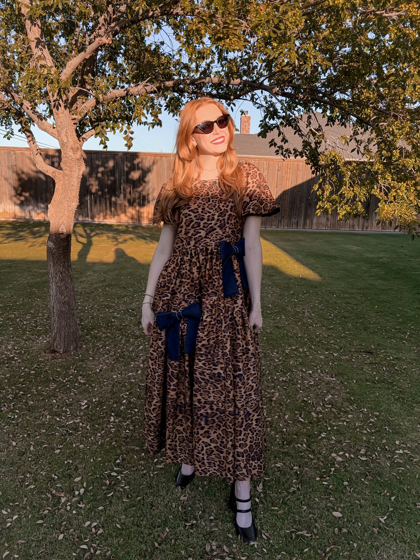 Maxi Leopard Dress
