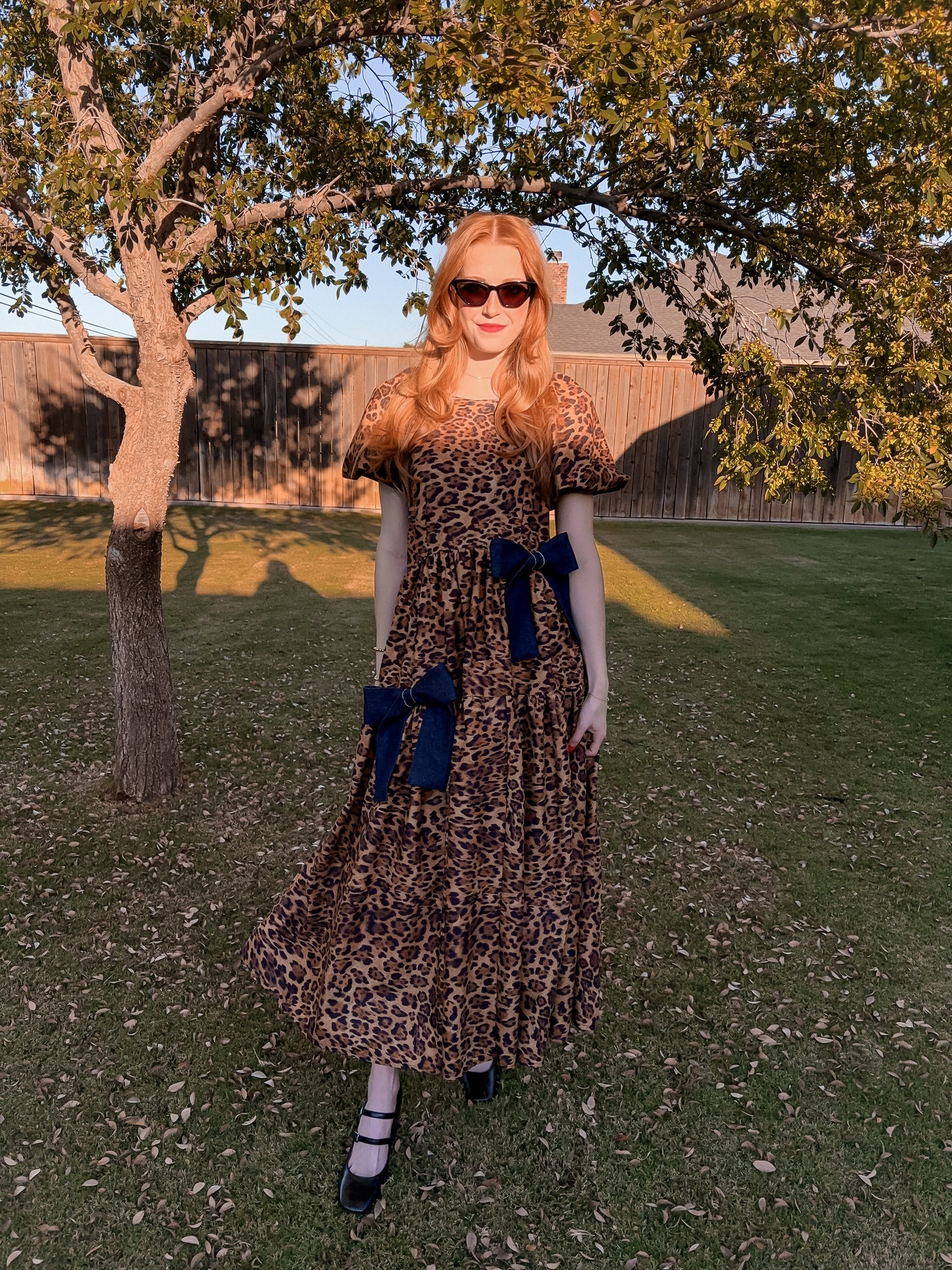 Maxi Leopard Dress