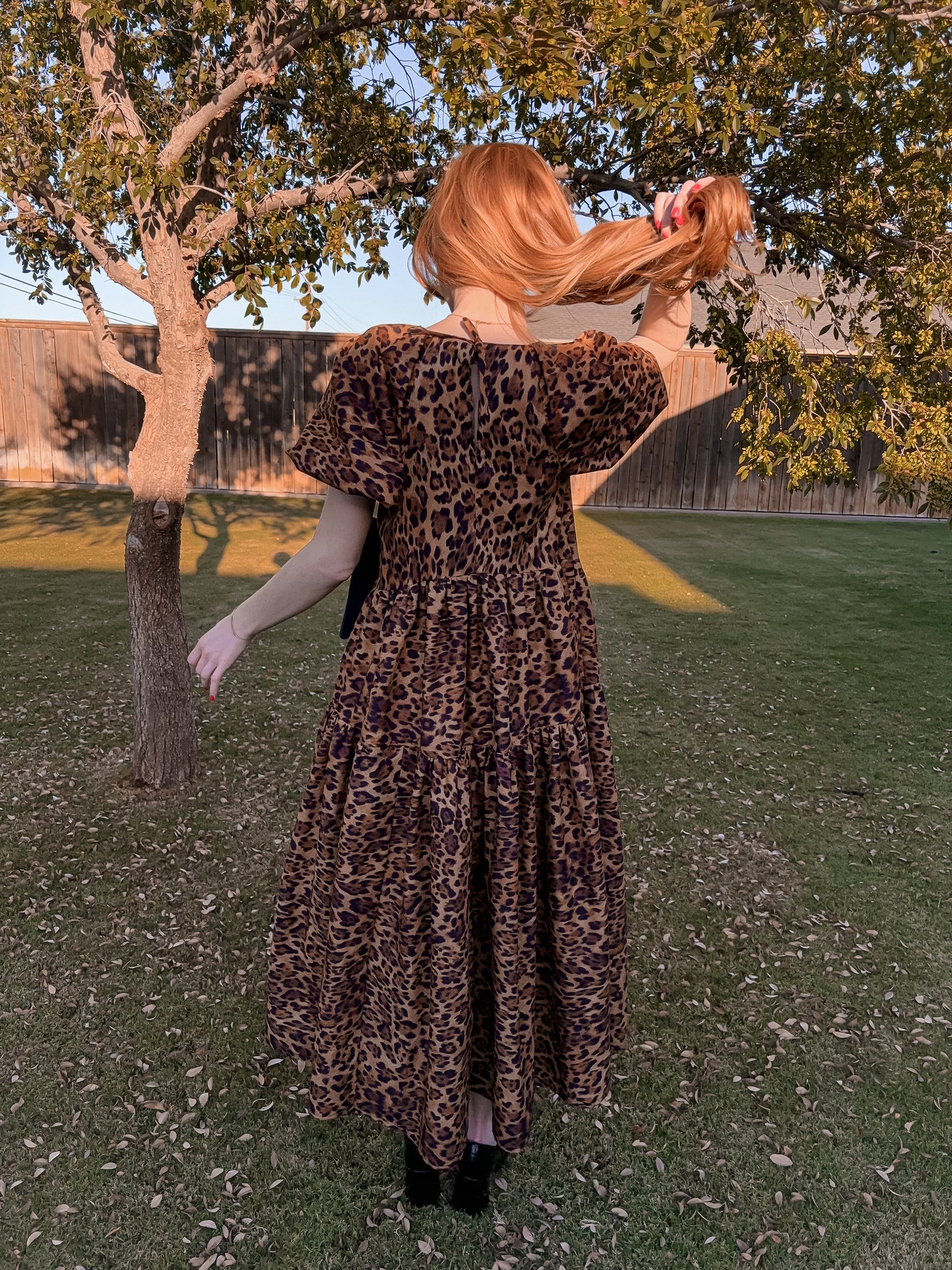 Maxi Leopard Dress